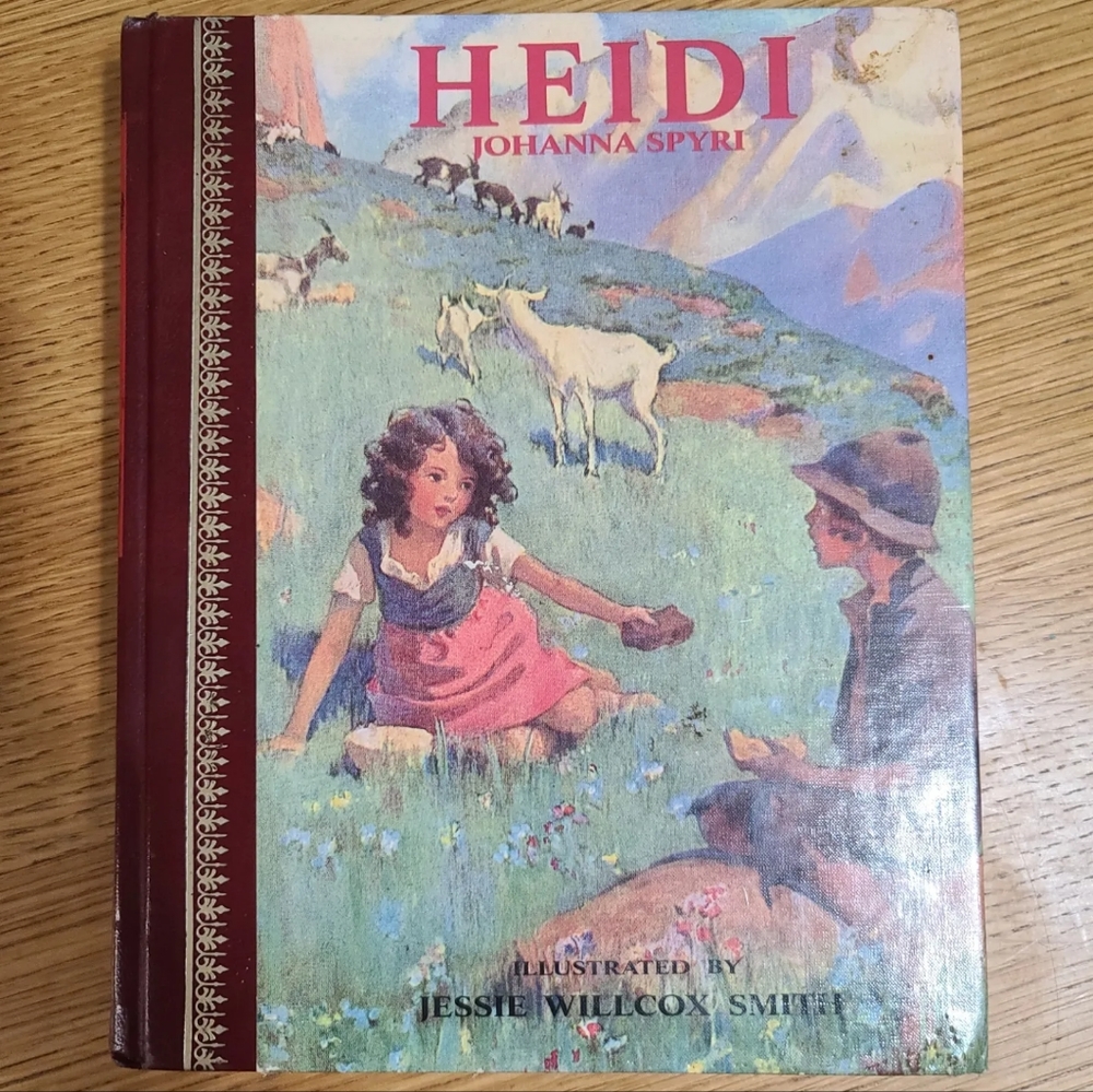 Vintage Illustrated copy of Heidi